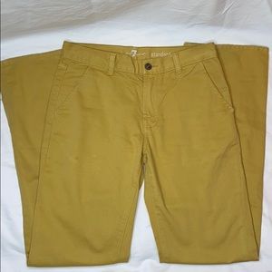 7 For All Mankind Mustard Yellow Pants Sz 16